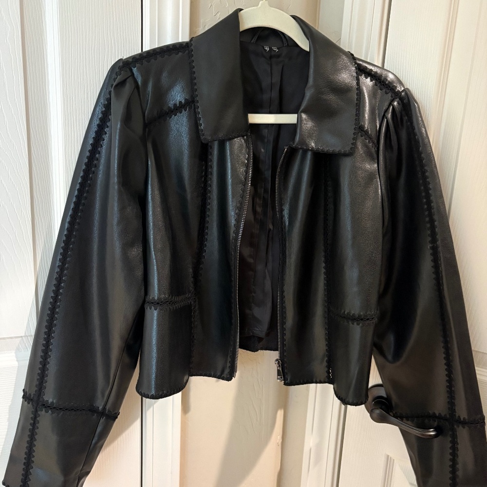 Anthropologie leather jacket